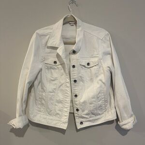 Merona White Denim Jacket - Women’s Large